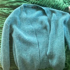 Shein, teal, size 4, cardigan